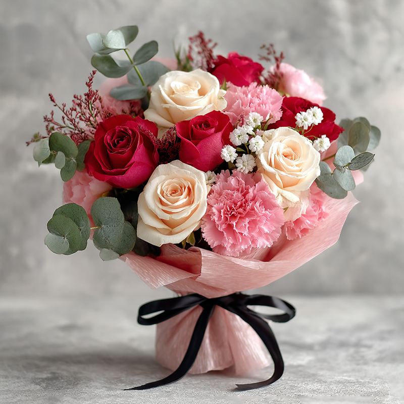 How to write the congratulatory message for the Littleton company's opening flower basket?